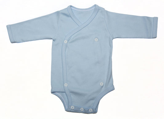 2-Pack Long-Sleeved Crossover Button-Up Onesies Mixed Colours - Little Lumps