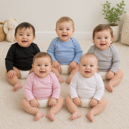 Babies in envelope T-shirts