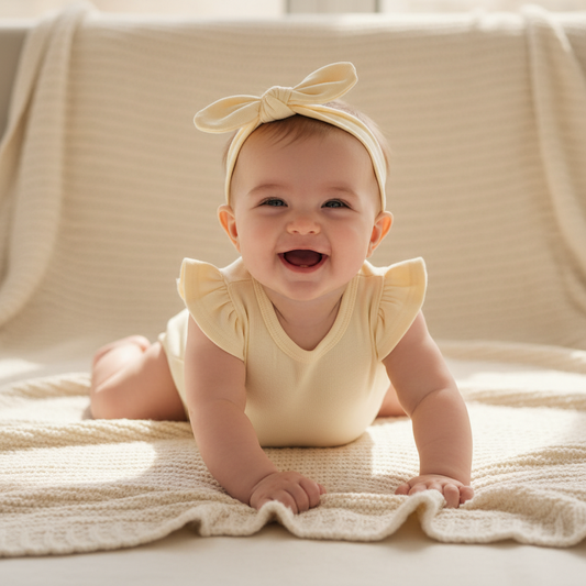 Embroidered Sleeveless Frill Onesie Set