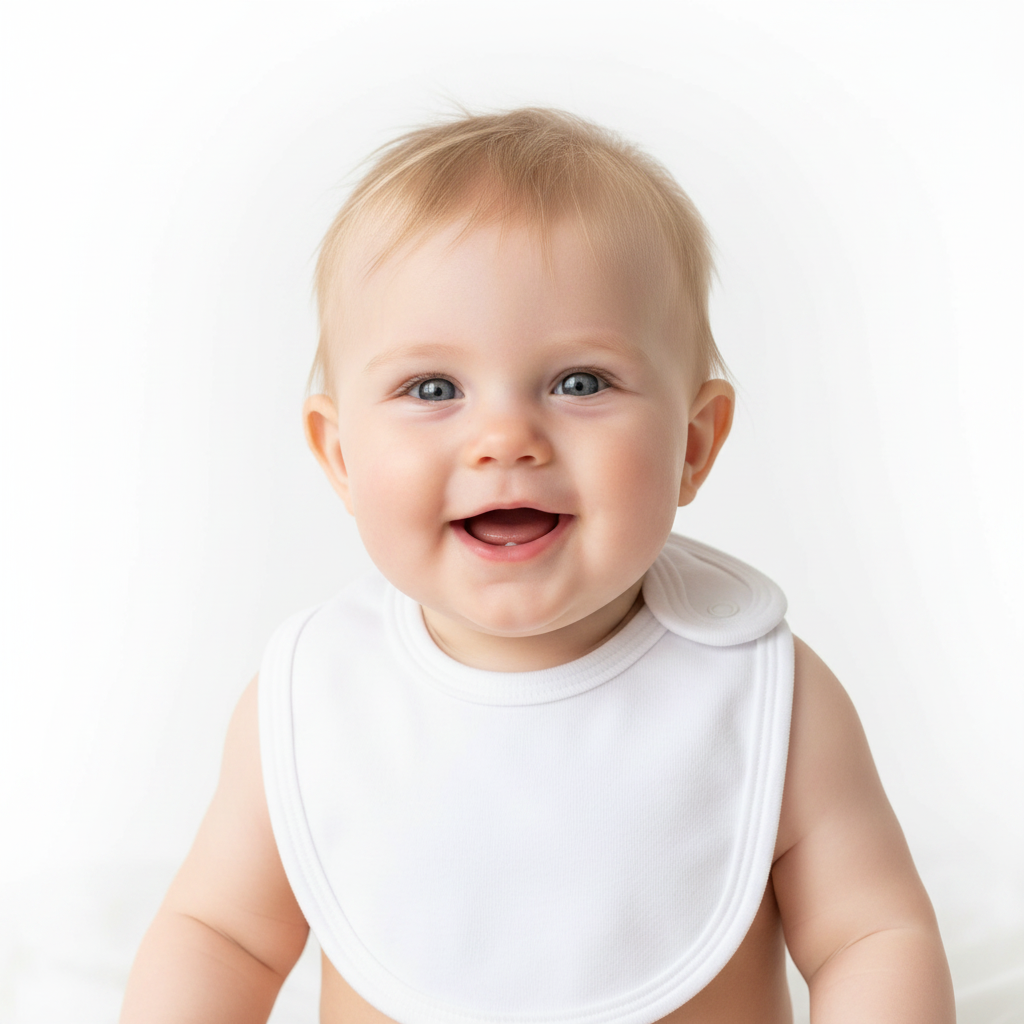 100% Cotton Blank Baby Bibs
