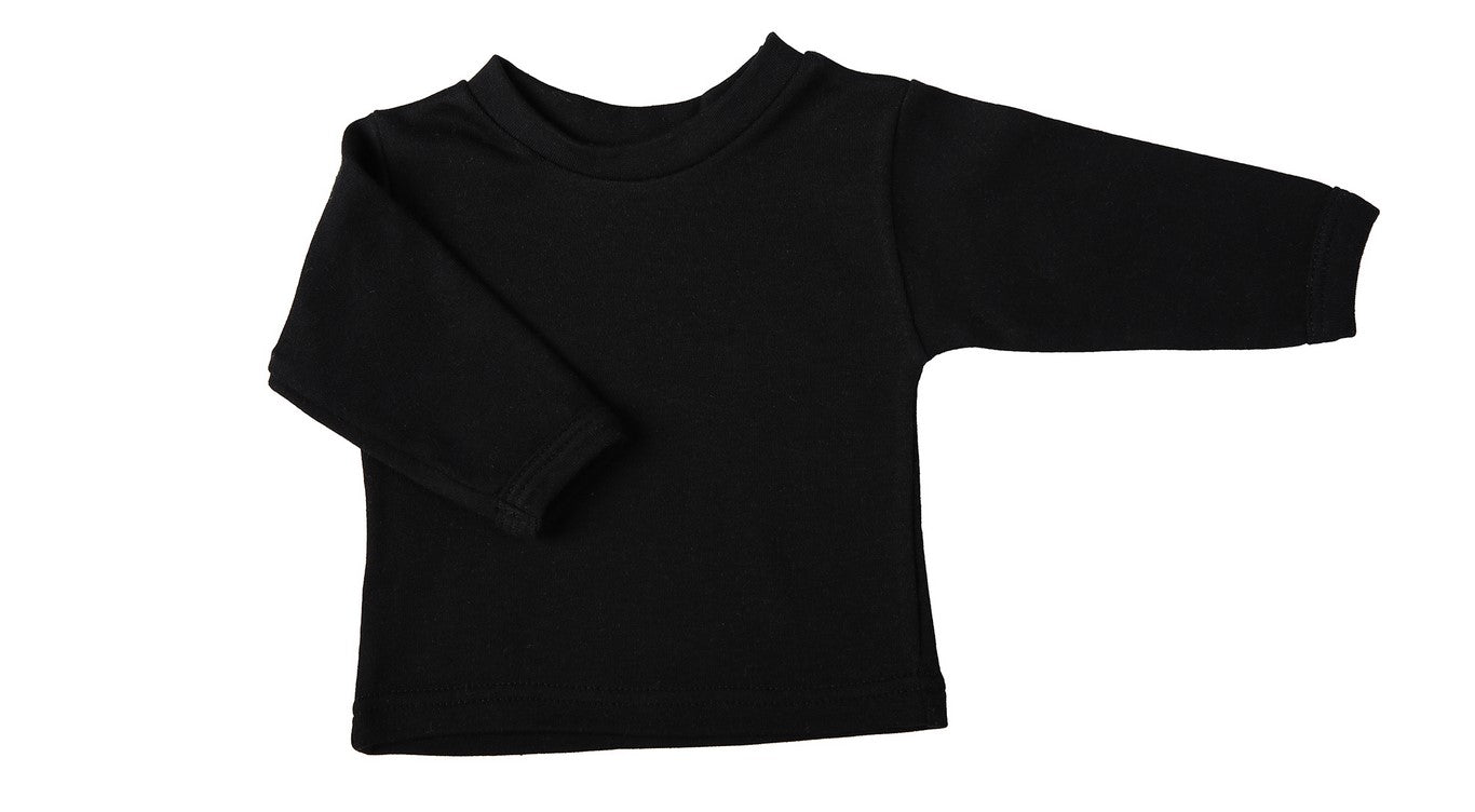 Long-Sleeved Baby Crew Neck T-Shirts - Little Lumps
