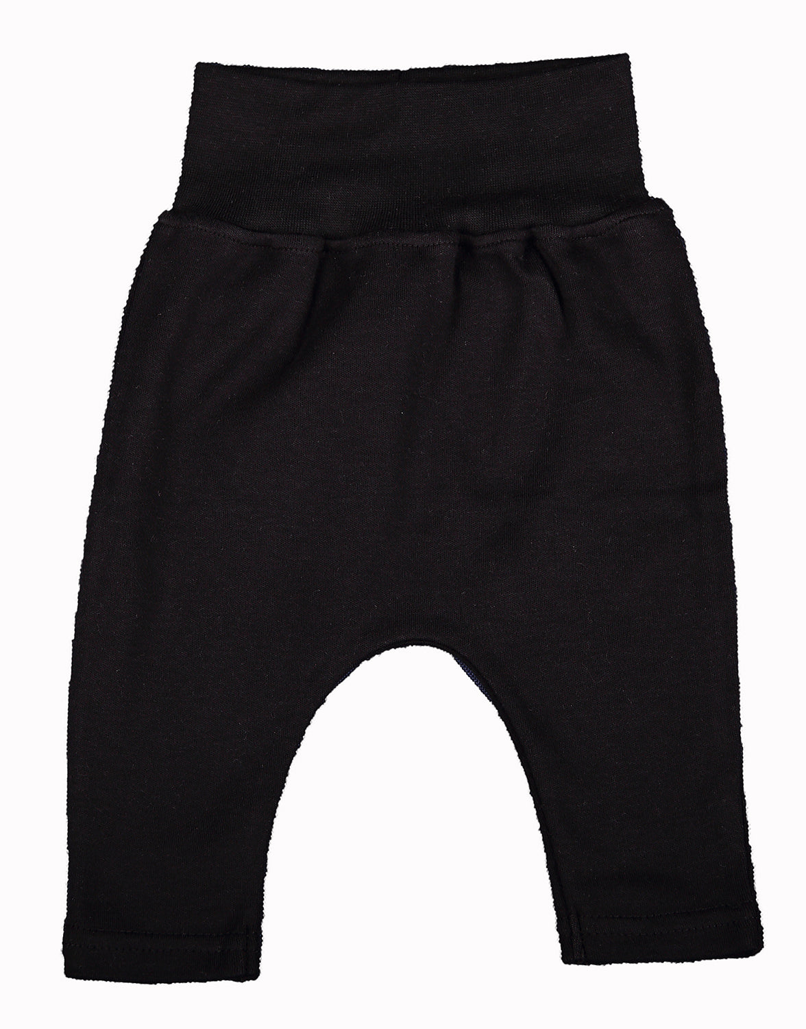 Effortlessly Cozy — Cotton Footless Leggings for Little Ones in Black
