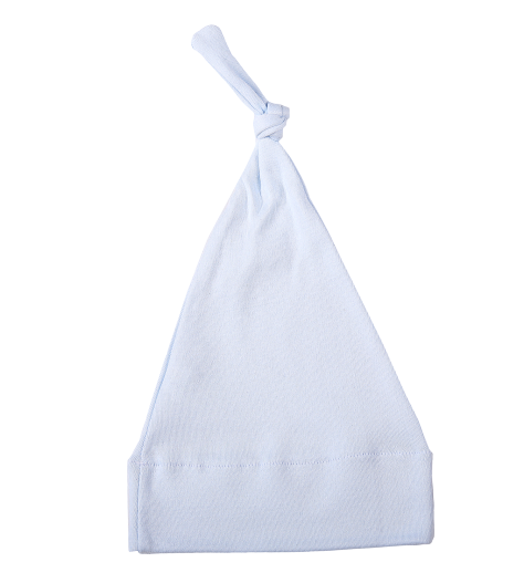 2-Pack Blank Knotted Baby Beanies Made From 100% Cotton - Little Lumps