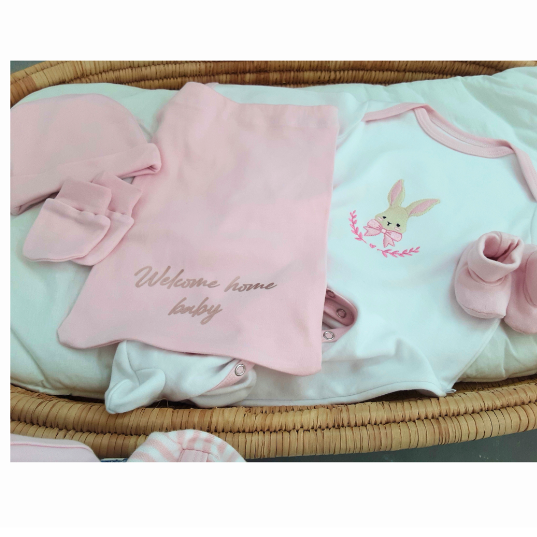 Personalised Deluxe Baby Bunny Gift Set