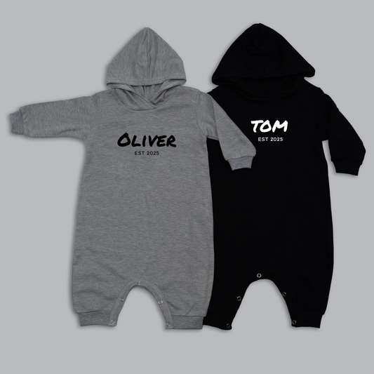 Personalized Harem Baby Romper – Customized with Your Little One’s Name