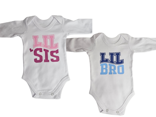 Lil Brother Envelope Onsie - Long sleeved
