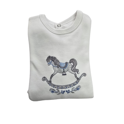 Personalised Deluxe Baby Gift Set - Rocking Horse