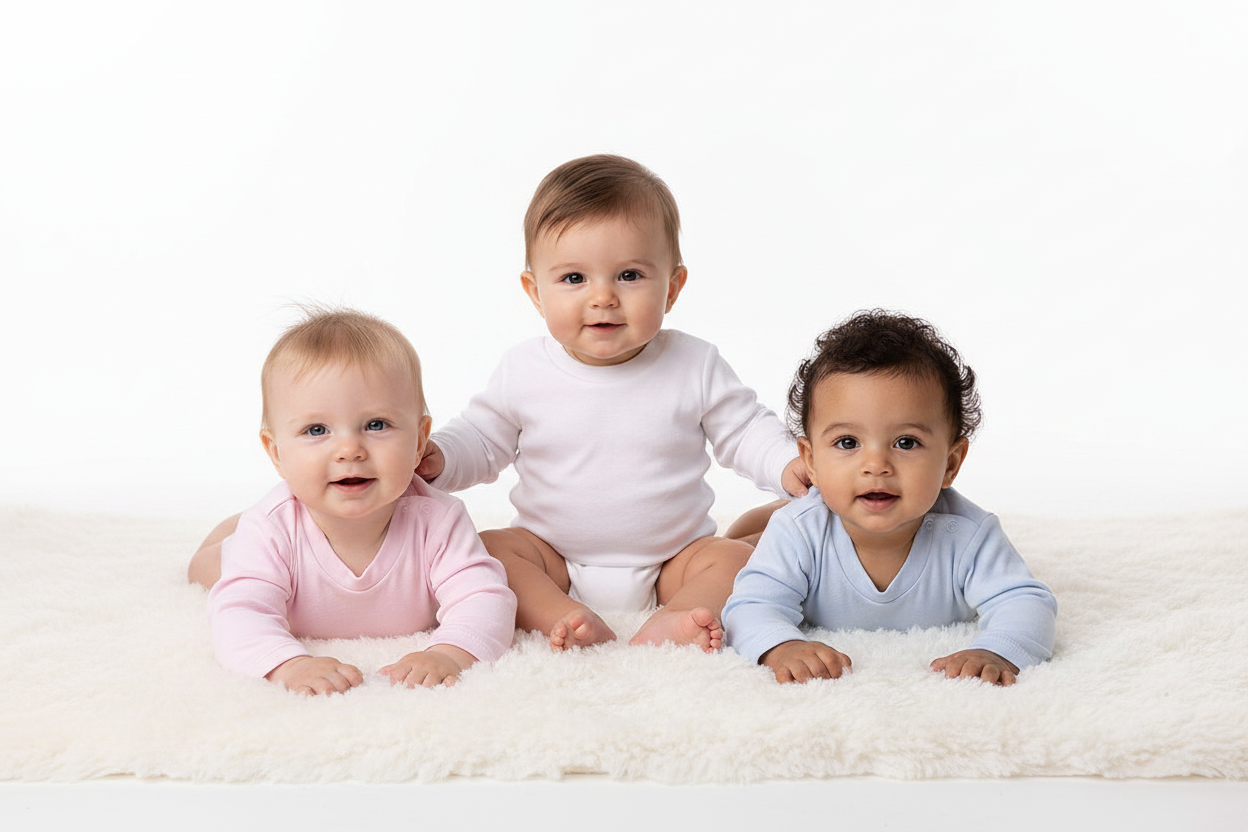 Baby Long-Sleeve Crew Neck T-Shirt