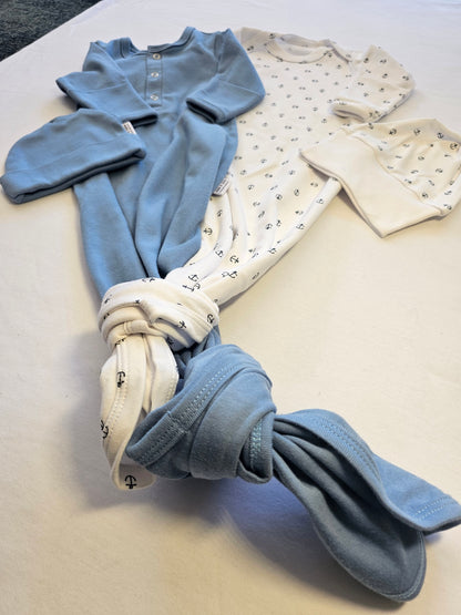 Knotted Onesie and Beanie Set– The Perfect Coming Home Outfit