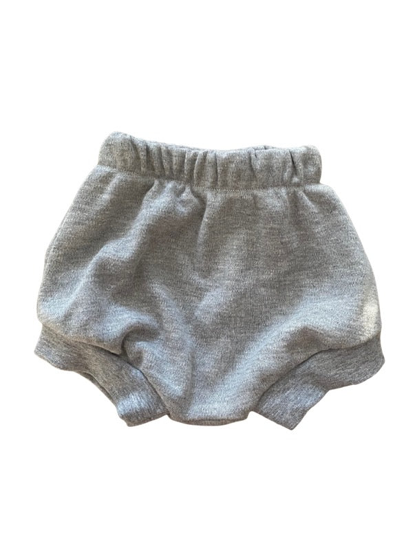 Grey Mélange baby puffy pants- Little Lumps