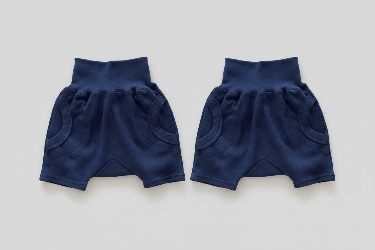 2 pack of Navy harem shorts 
