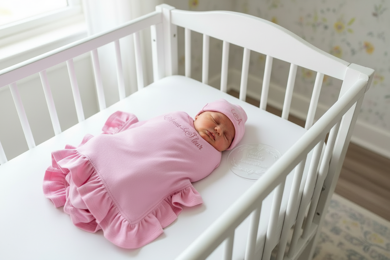 Personalised Anne-Fleur Birth Announcement Set