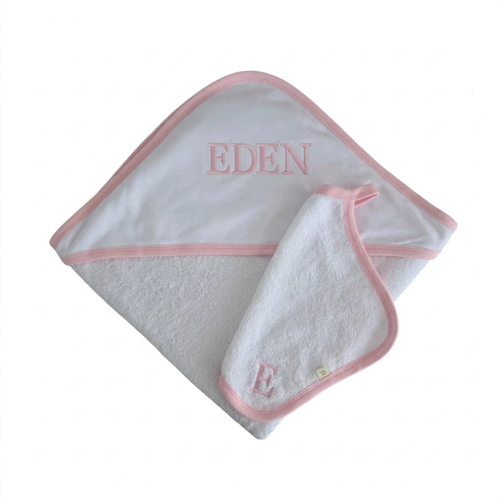 Personalised_Bath_Towel_Set_pink trim