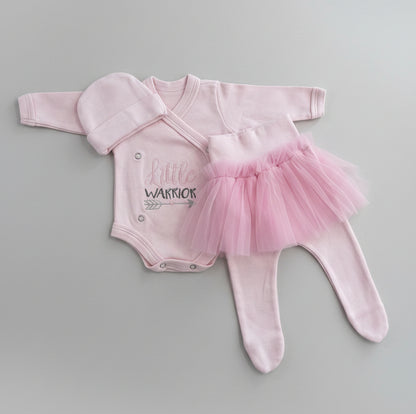 Preemie Little Warrior Princess gift set