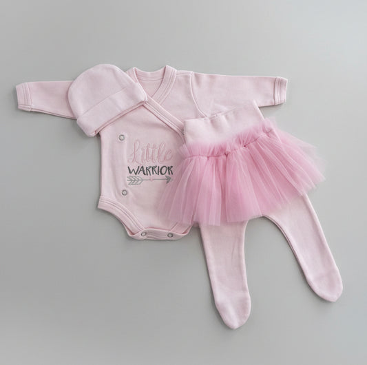 Preemie Little Warrior Princess gift set