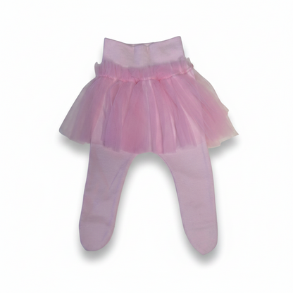 Preemie Pink Tutu Leggings 100% cotton