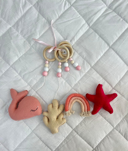 So Pretty Whale Dangle Set