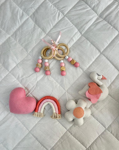 Swan Dangle Set