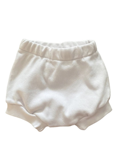 White baby puffy pantsLittle Lumps