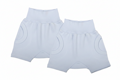 Blank Baby Harem Shorts (2-Pack mixed colours) - Little Lumps