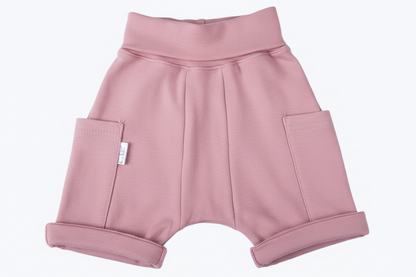 Pink cropped shorts 