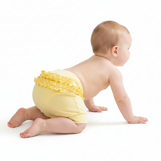 Pretty Frilled Puffy Baby Shorts