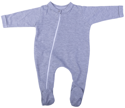 100% Cotton Infant Zippy Babygro- Little Lumps