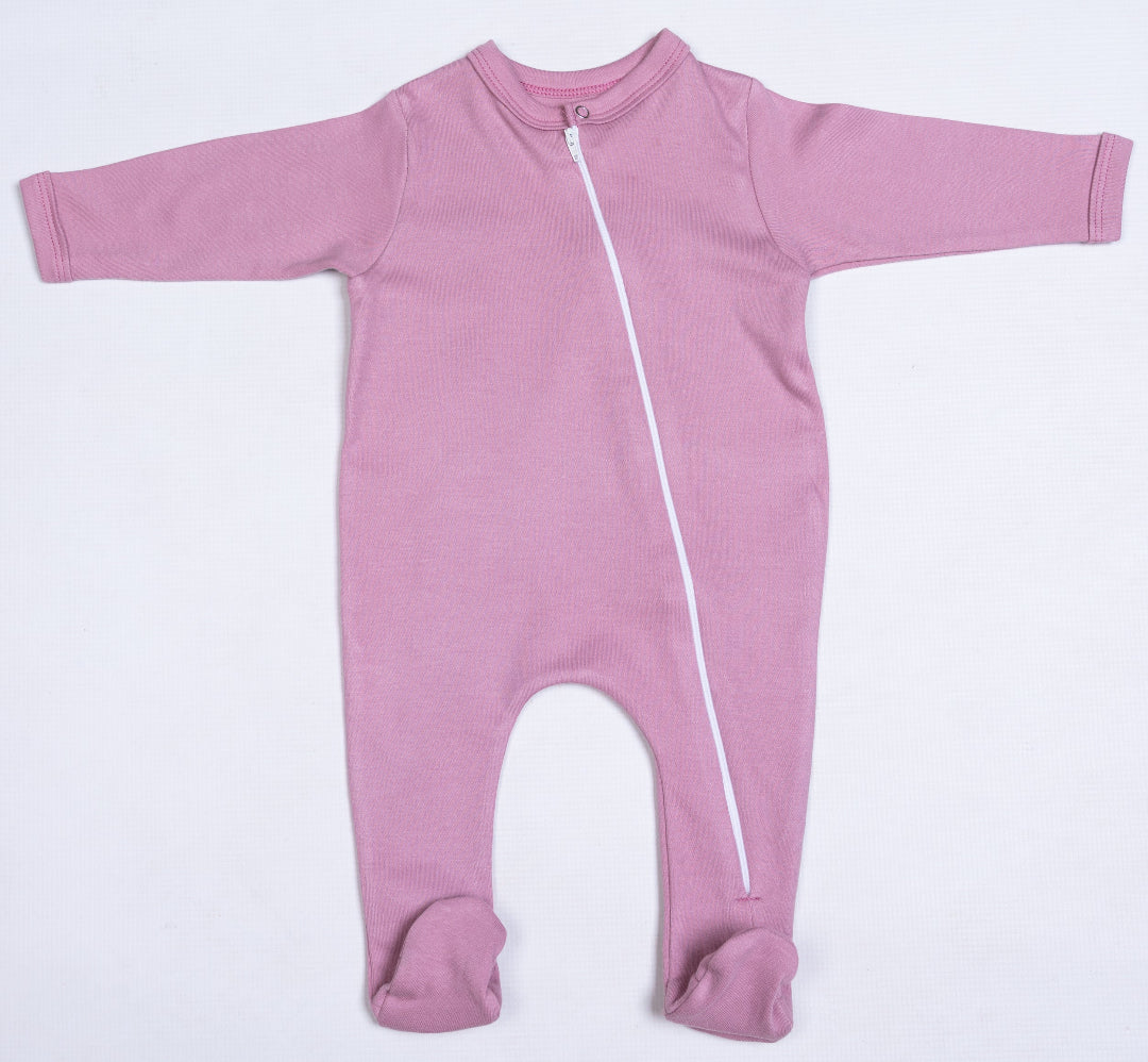 100% Cotton Infant Zippy Babygro - Little Lumps