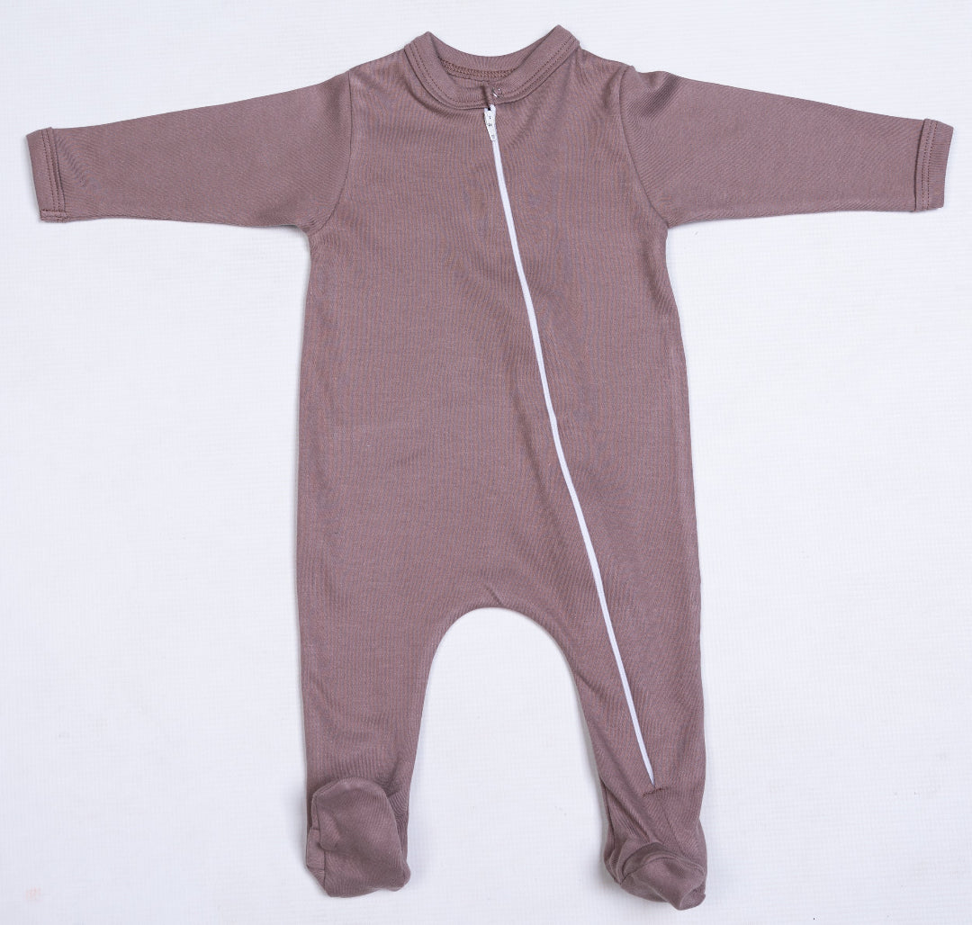 100% Cotton Infant Zippy Babygro - Little Lumps