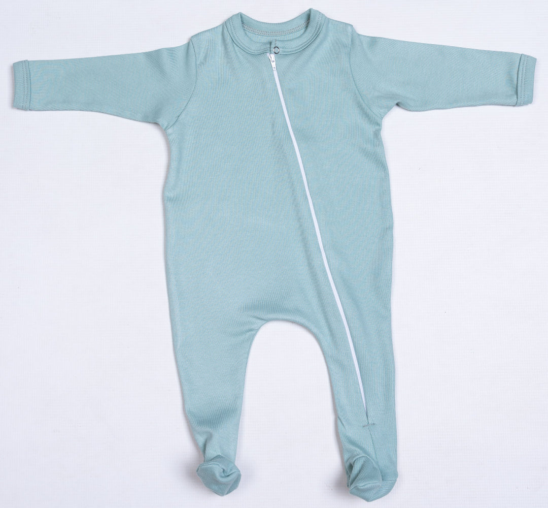100% Cotton Infant Zippy Babygro Little Lumps
