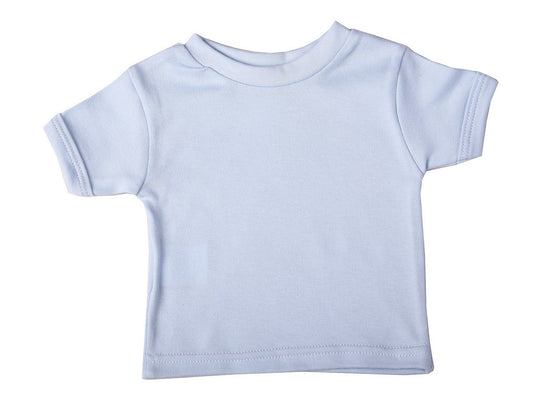 Crew Neck Baby T Shirt Short Sleeve - Little Lumps - 100% cotton - Blank