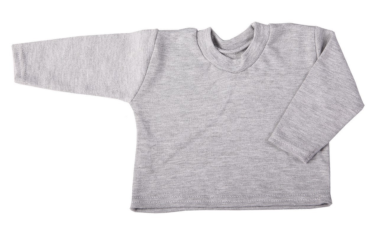 Long-Sleeved Baby Crew Neck T-Shirts - Little Lumps - 100% cotton