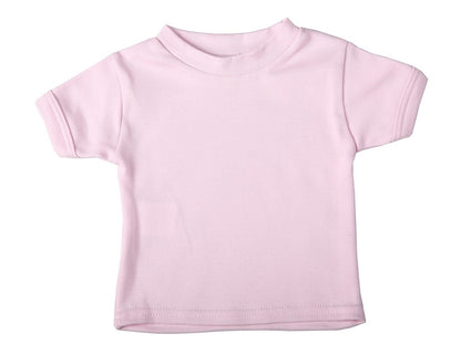 Crew Neck Baby T Shirt Short Sleeve - Little Lumps - 100% cotton - Blank