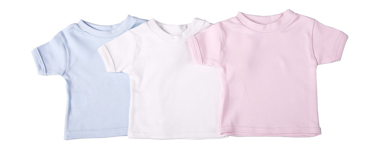 Crew Neck Baby T Shirt Short Sleeve - Little Lumps