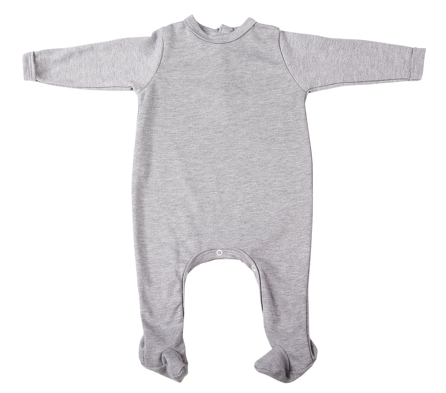 2-Pack Back-Fastening Blank Babygros Made From 100% Cotton - Little Lumps