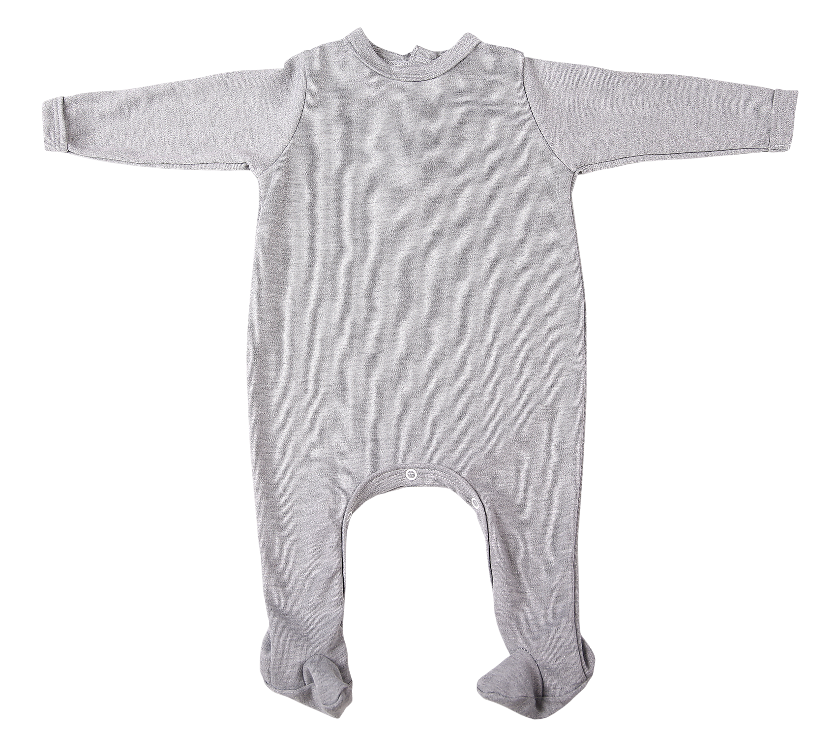 2-Pack Back-Fastening Blank Babygros Made From 100% Cotton - Little Lumps