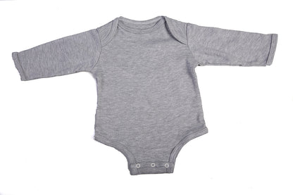 2-Pack Blank Long-Sleeved Baby Onesies With Envelope Neckline - Little Lumps