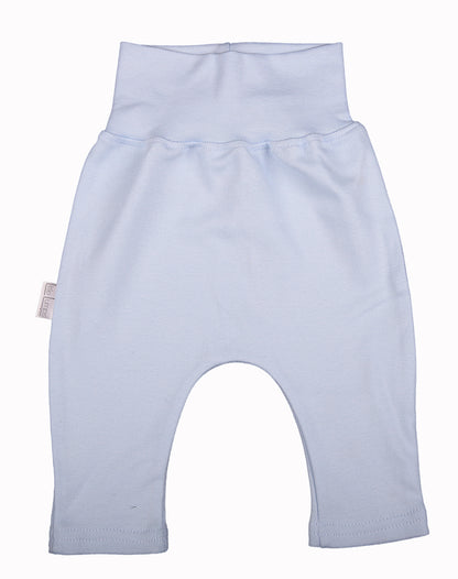 Effortlessly Cozy — Cotton Footless Leggings for Little Ones in Baby Blue