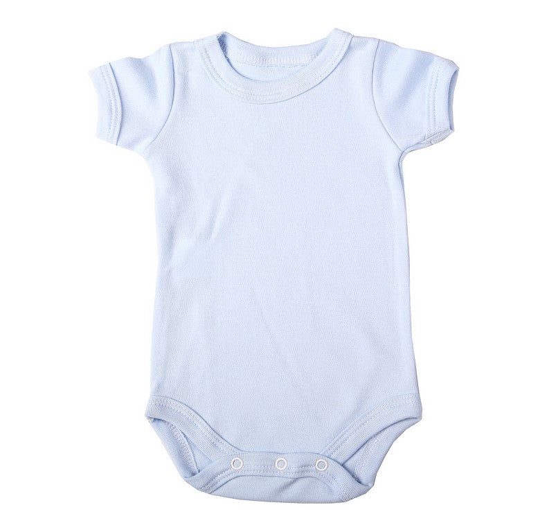 Crew neck baby onesie short sleeve - Little Lumps - 100% Cotton - Blanks