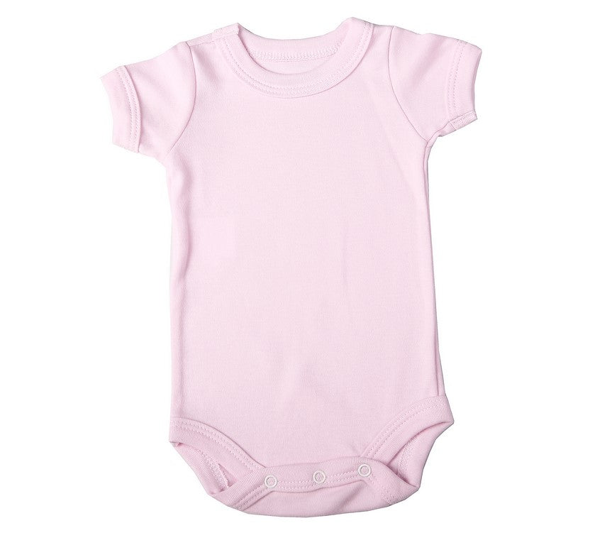 Crew neck baby onesie short sleeve - Little Lumps - 100% cotton - Blanks