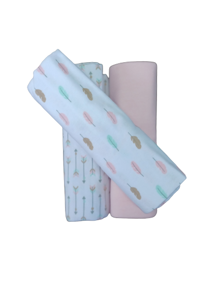 Blanket - 3pk Baby Flannel Receiver - Little Lumps