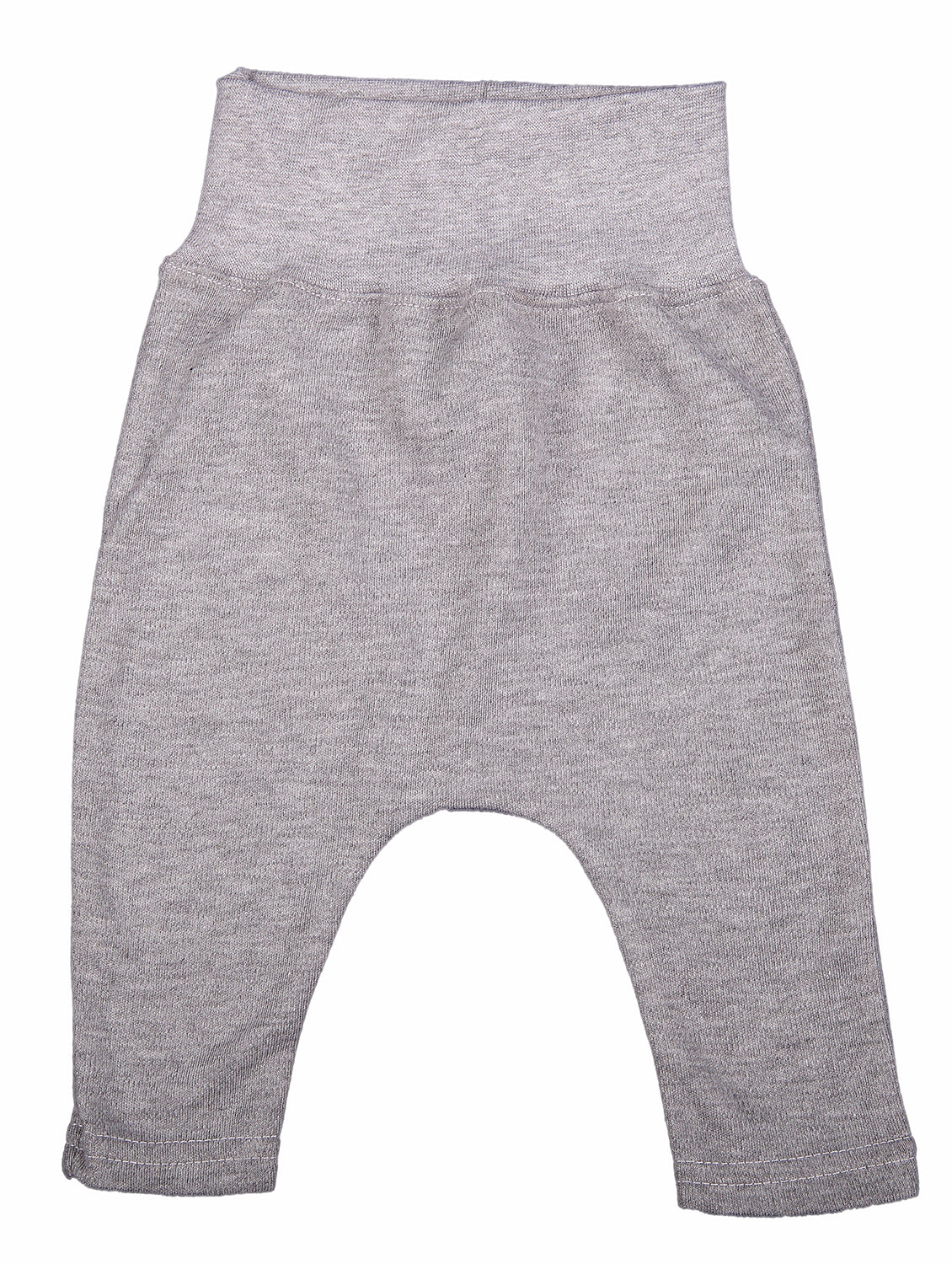 Effortlessly Cozy — Cotton Footless Leggings for Little Ones in Grey Melange