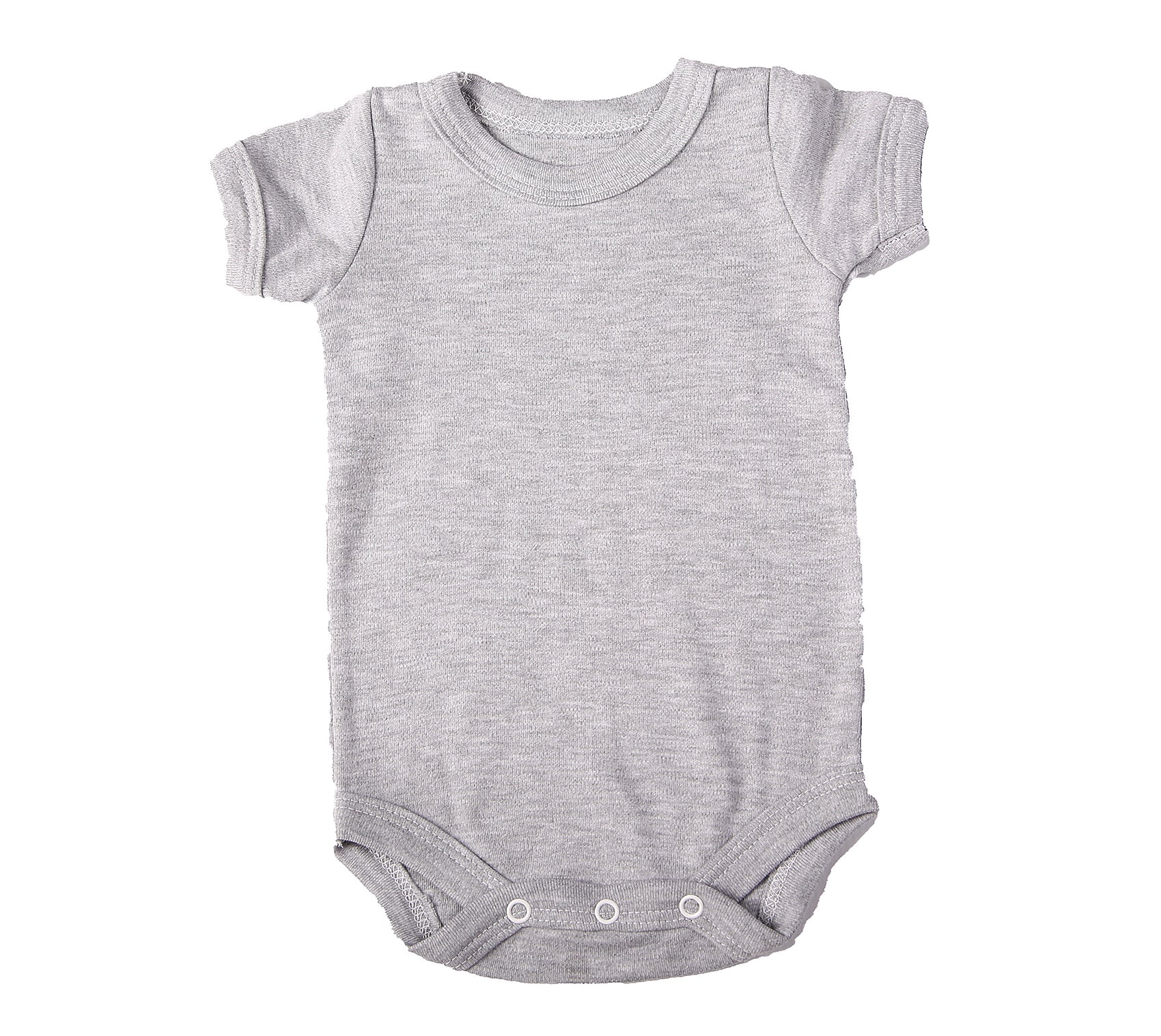 Crew neck baby onesie short sleeve - Little Lumps