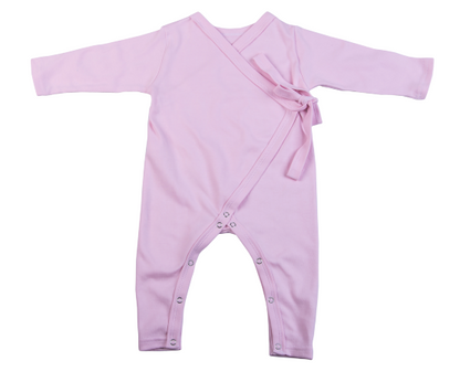 100% Cotton Infant Kimono Babygro - Little Lumps