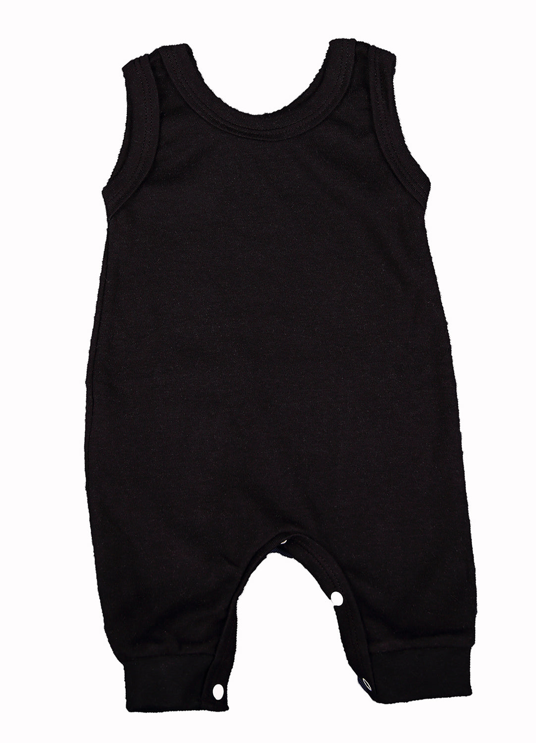 100% Cotton Blank Sleeveless Baby Rompers In Mixed Colours