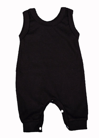 100% Cotto Blank Sleeveless Baby Rompers - Little Lumps