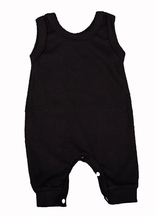 100% Cotto Blank Sleeveless Baby Rompers - Little Lumps
