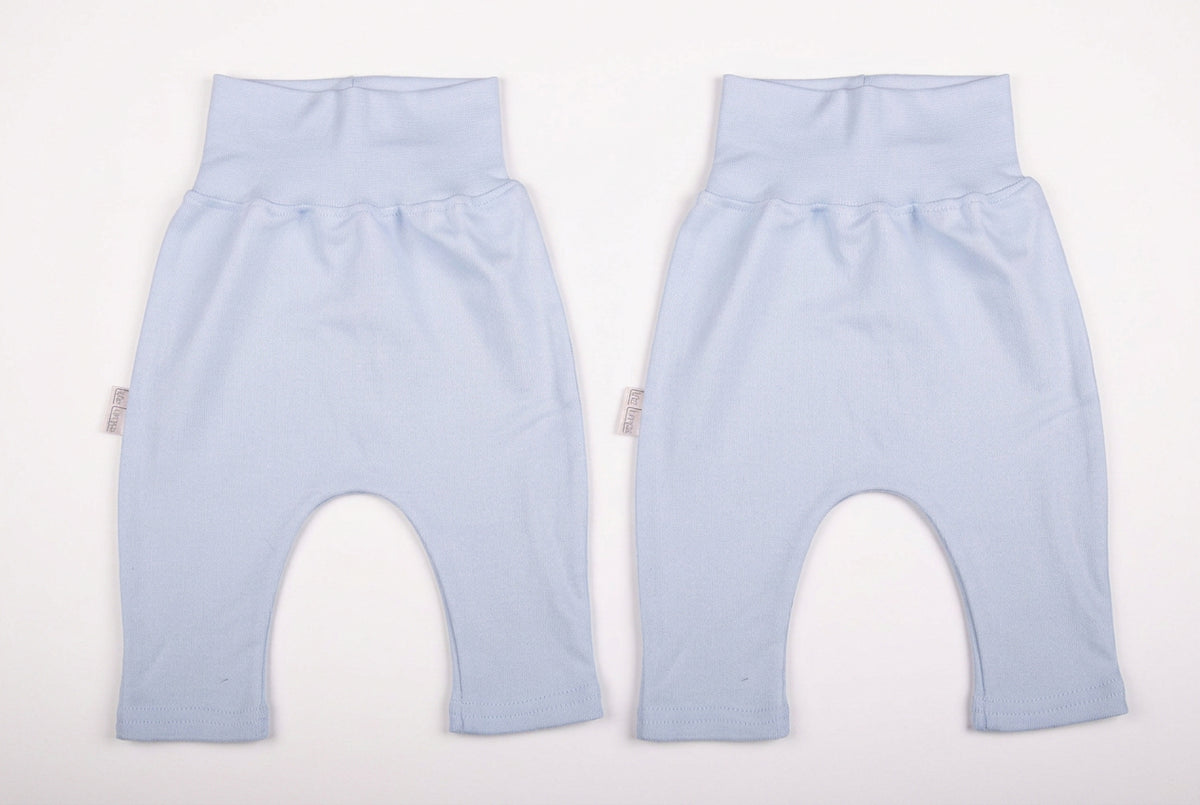 2-Pack Mixed Colours Blank Baby Footless Leggings - Little Lumps