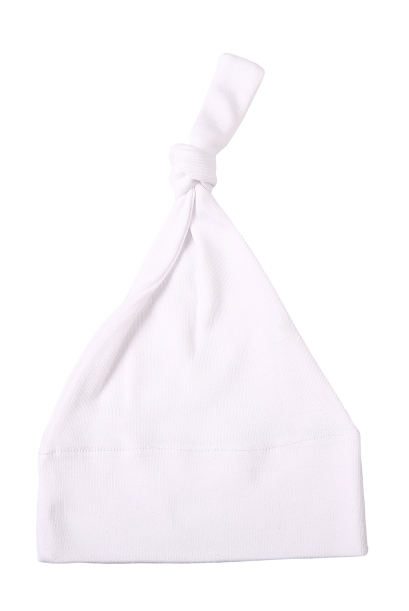 2-Pack Blank Knotted Baby Beanies Made From 100% Cotton - Little Lumps