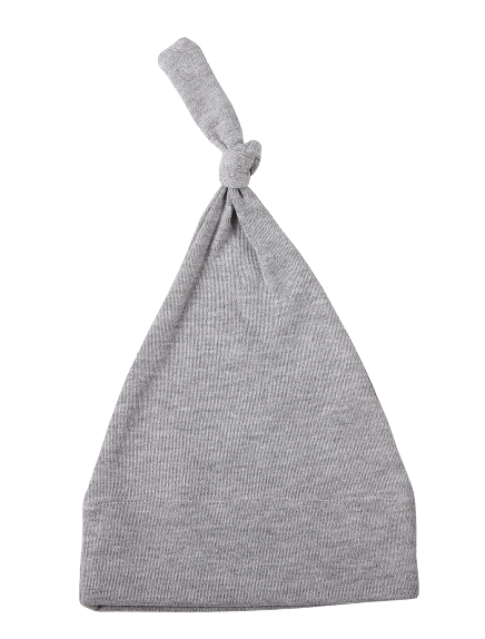2-Pack Blank Knotted Baby Beanies Made From 100% Cotton - Little Lumps